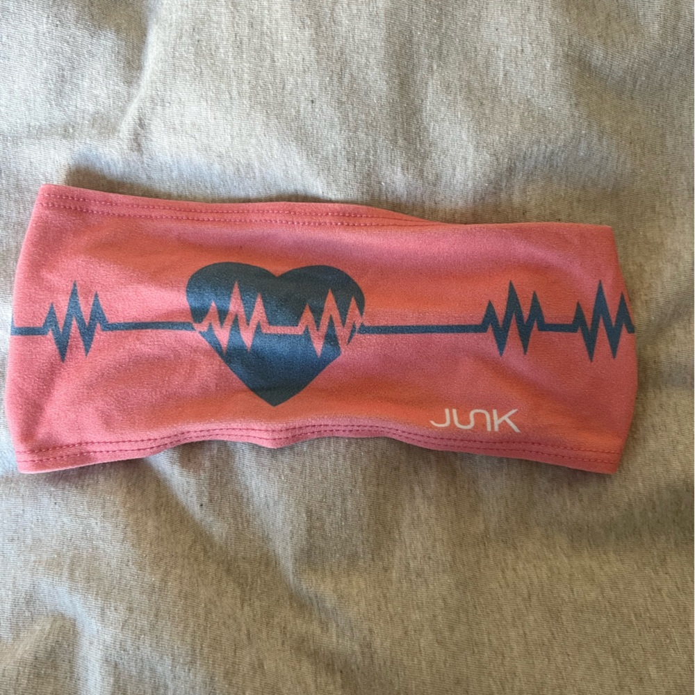 JUNK Pink Heartbeat Headband